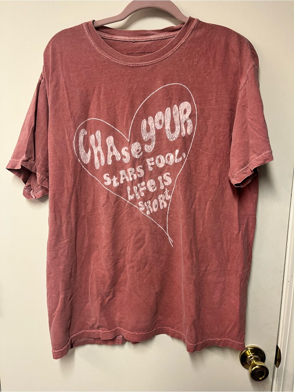 Atticus Poetry Chase Your Stars Fool Graphic T Shirt L